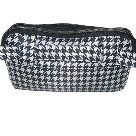 Lug Black and White RFID Convertible Coupe XL Crossbody Belt Bag - Picture 3 of 14